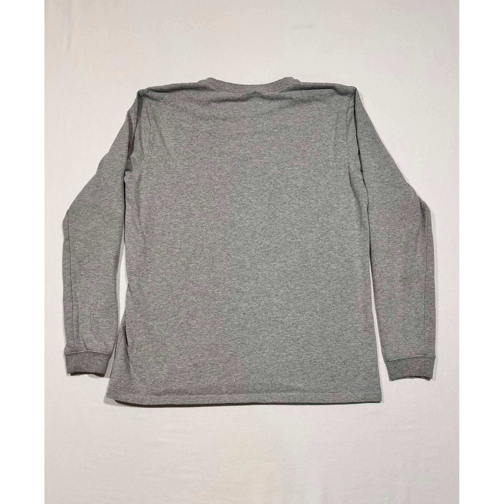 Carhartt Boys Gray Long Sleeve Graphic Logo T-Shirt Loose Fit Size M 8-10 - Picture 7 of 7